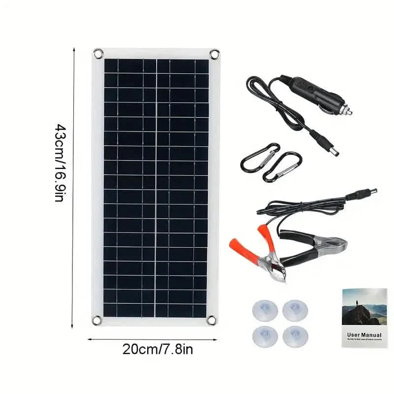 Panneau solaire 10W Cellule solaire 18V Contrôleur 60A&100A Panneaux solaires