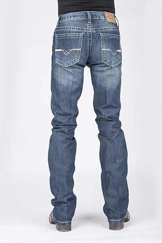 Stetson 1014 Rocks Fit avec poche en V - Jean bootcut pour homme
