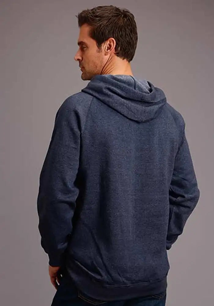 Sweat à capuche Stetson Eagle in Circular Shield (Bleu Marine) - Homme