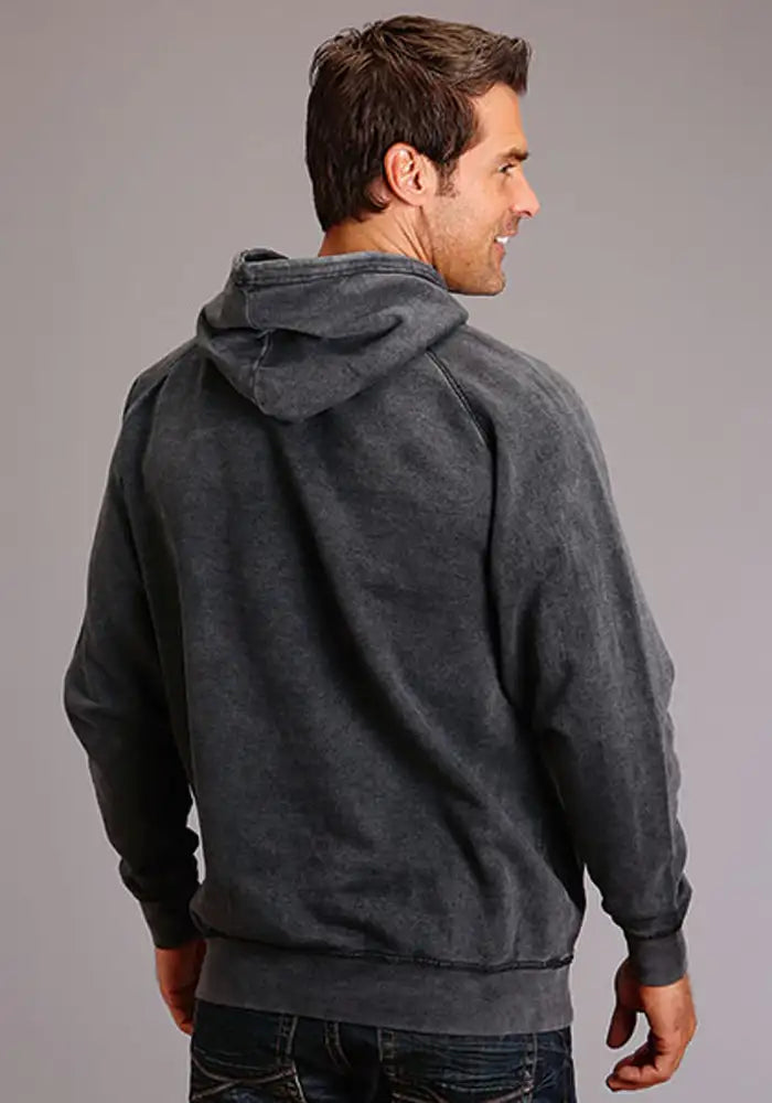 Stetson Eagle And Star (Noir) - Sweat à capuche pour homme