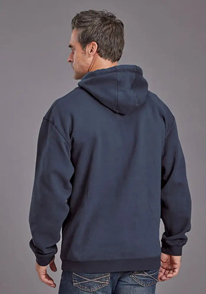 Stetson Quality Western Goods (Marine) - Sweat à capuche homme