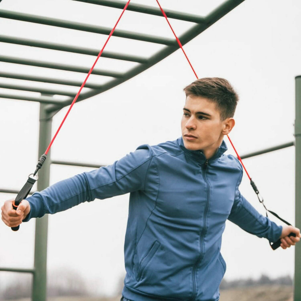 Ensemble de 11 pièces : Kit de Bandes de Résistance Fitness