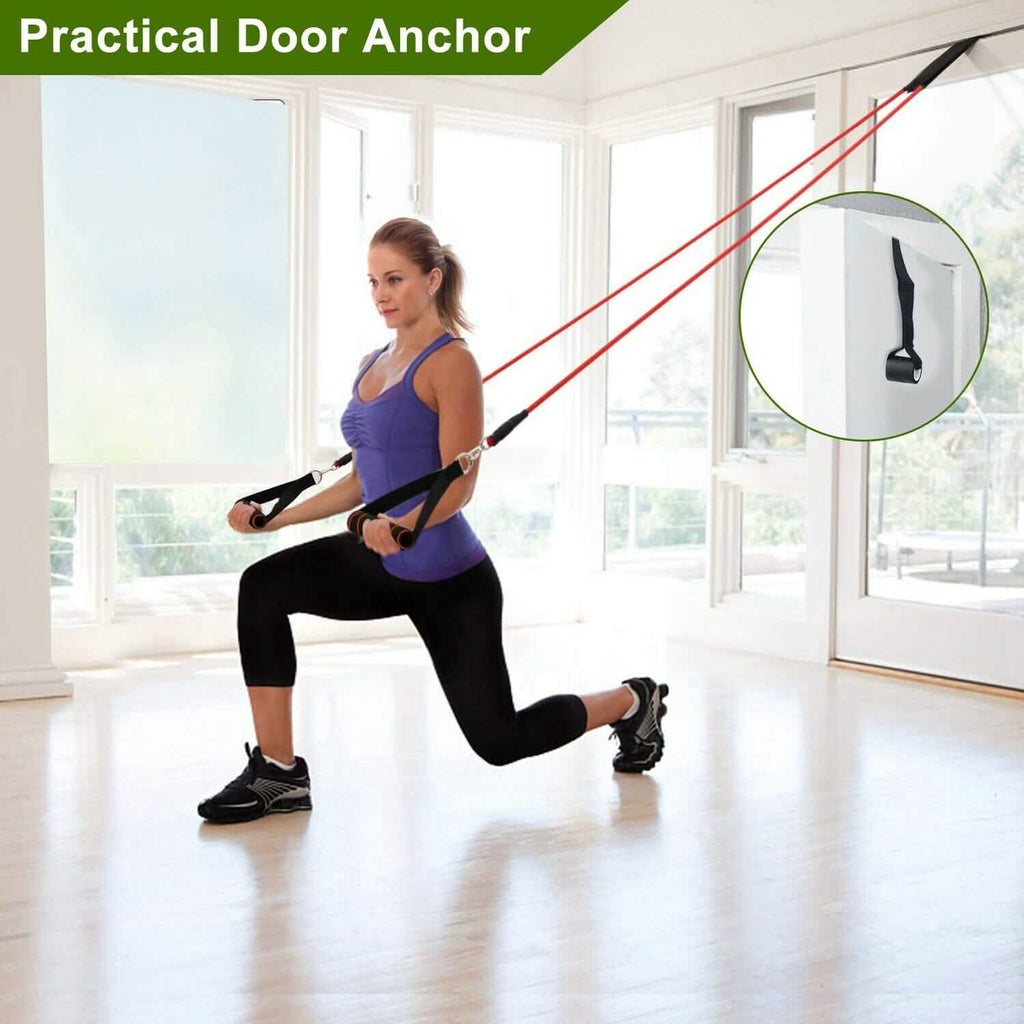 Ensemble de 11 pièces : Kit de Bandes de Résistance Fitness