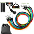 Ensemble de 11 pièces : Kit de Bandes de Résistance Fitness