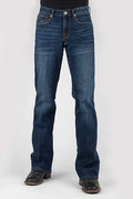 Jean Stetson 1015 Rocker Stretch Fit Mountain (Délavé foncé) pour homme