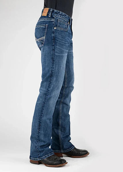 Stetson 1015 Rocker Stretch Fit (Délavage Moyen) - Jean pour Homme