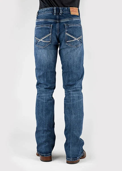 Stetson 1015 Rocker Stretch Fit (Délavage Moyen) - Jean pour Homme