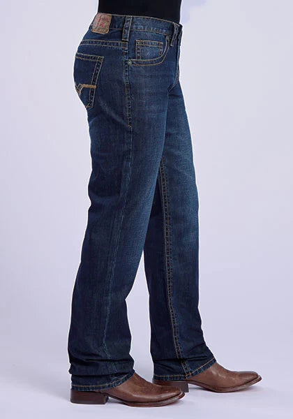 Stetson 1312 Modern Fit (Or/Délavage moyen) - Jeans pour homme