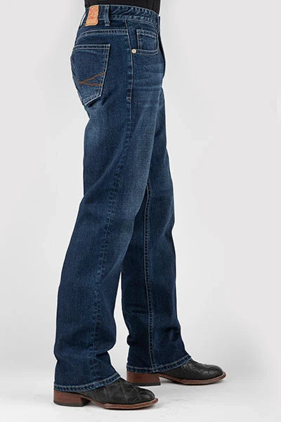 Stetson 1313 Modern Fit Stretch (Denim Foncé) - Jeans Homme
