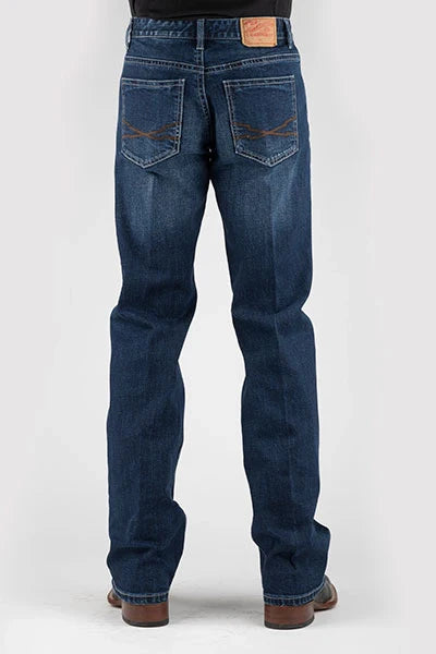 Stetson 1313 Modern Fit Stretch (Denim Foncé) - Jeans Homme