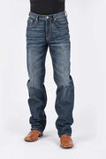 Jean Stetson 1520 coupe droite (délavage moyen) pour homme