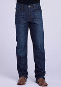 Stetson 1520 Coupe droite Poches Zig Zag (Délavé foncé) - Jeans homme