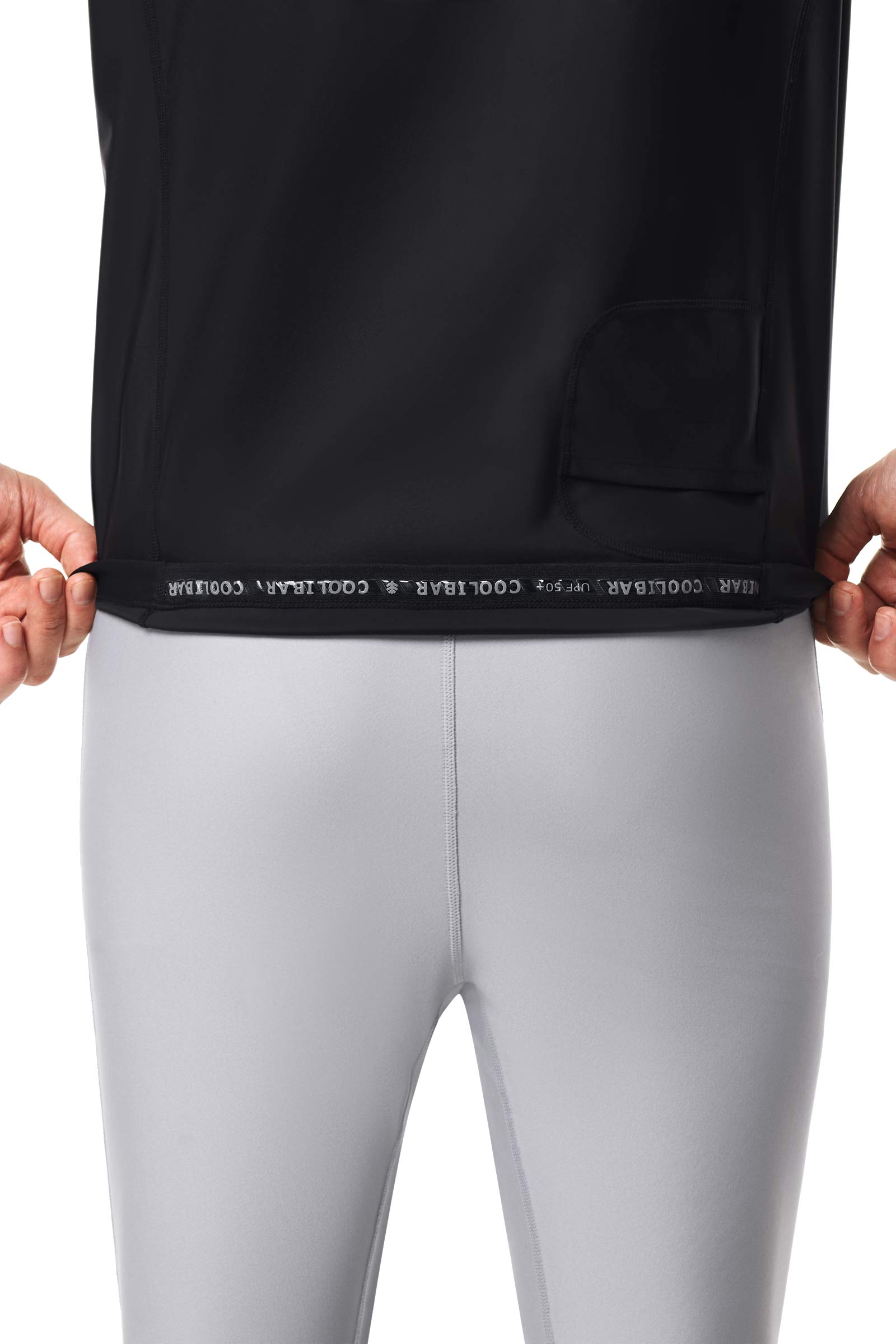 Chemise à manches longues Hightide Lite pour hommes | Noir
