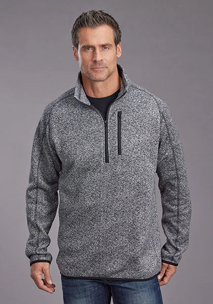 Stetson 2328 Honeycomb Bonded (Gris) - Pull en Tricot Homme