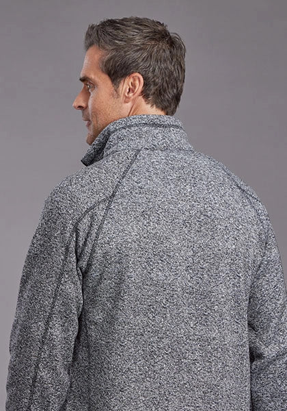 Stetson 2328 Honeycomb Bonded (Gris) - Pull en Tricot Homme