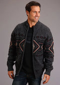 Stetson 1343 Aztec Horizontal (Gris) - Pull Homme