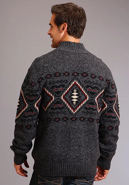 Stetson 1343 Aztec Horizontal (Gris) - Pull Homme