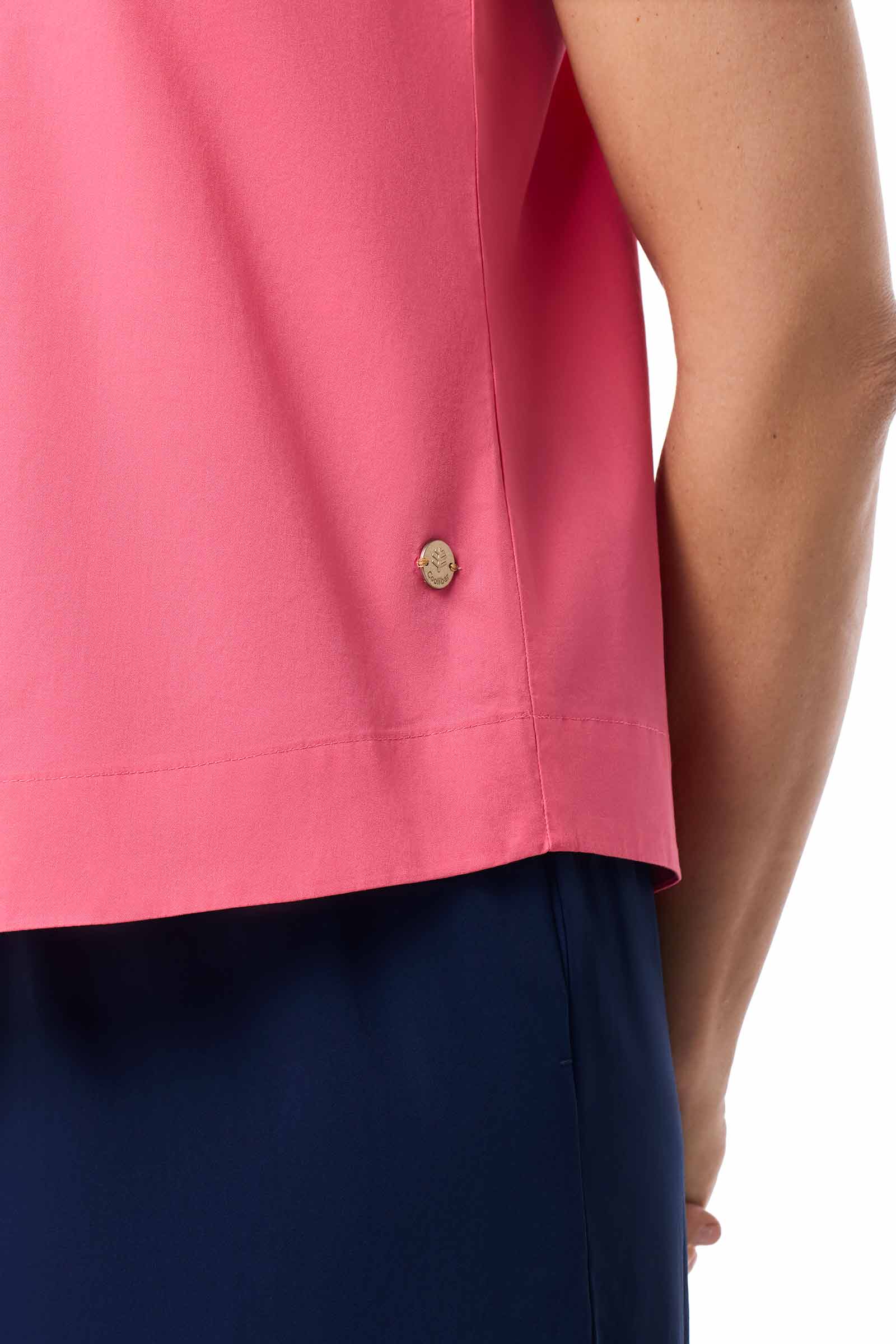 Chemisier à col montant Cape Coral pour femme | Corail Sunkist