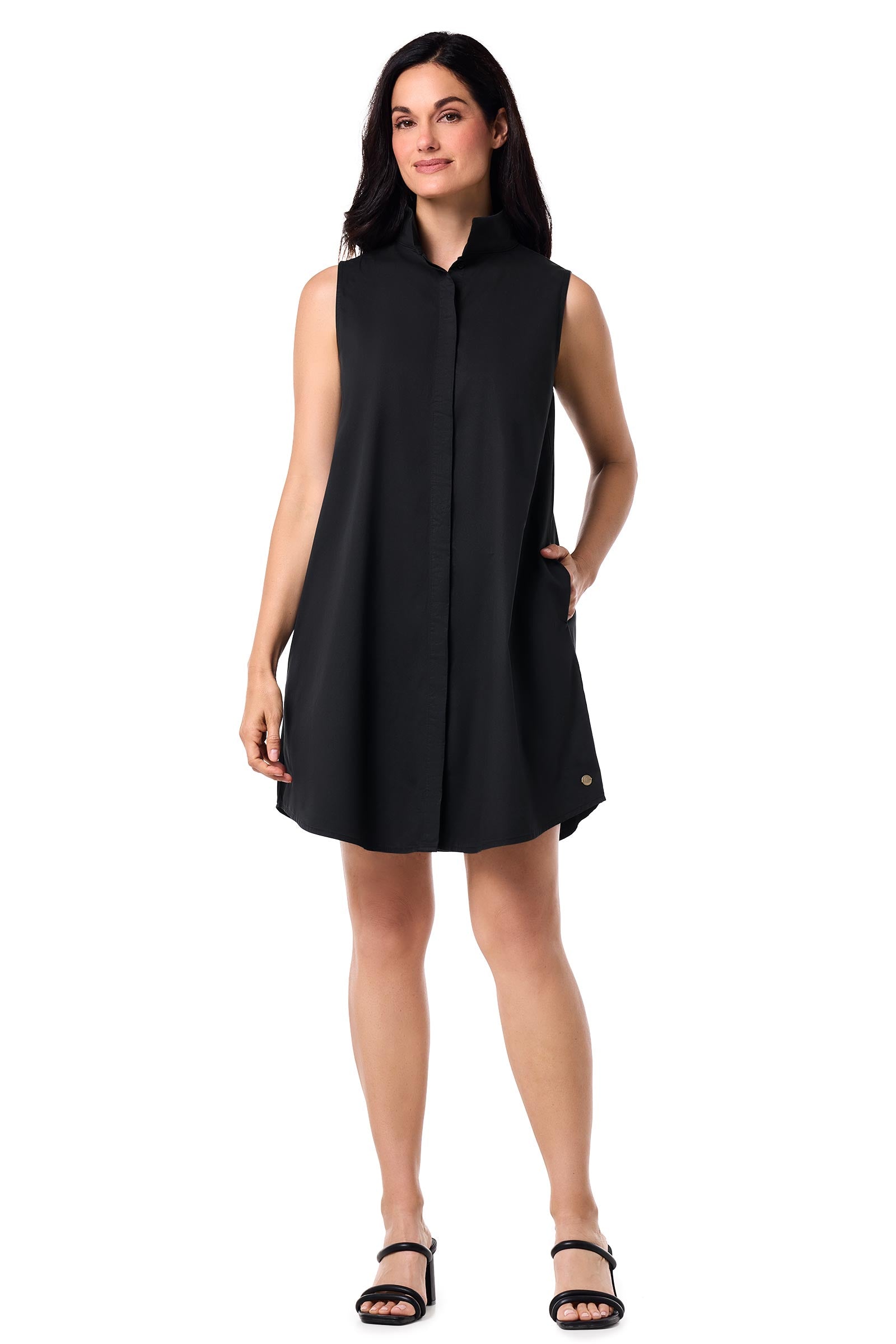 Robe sans manches Silverlakes pour femme | Noir