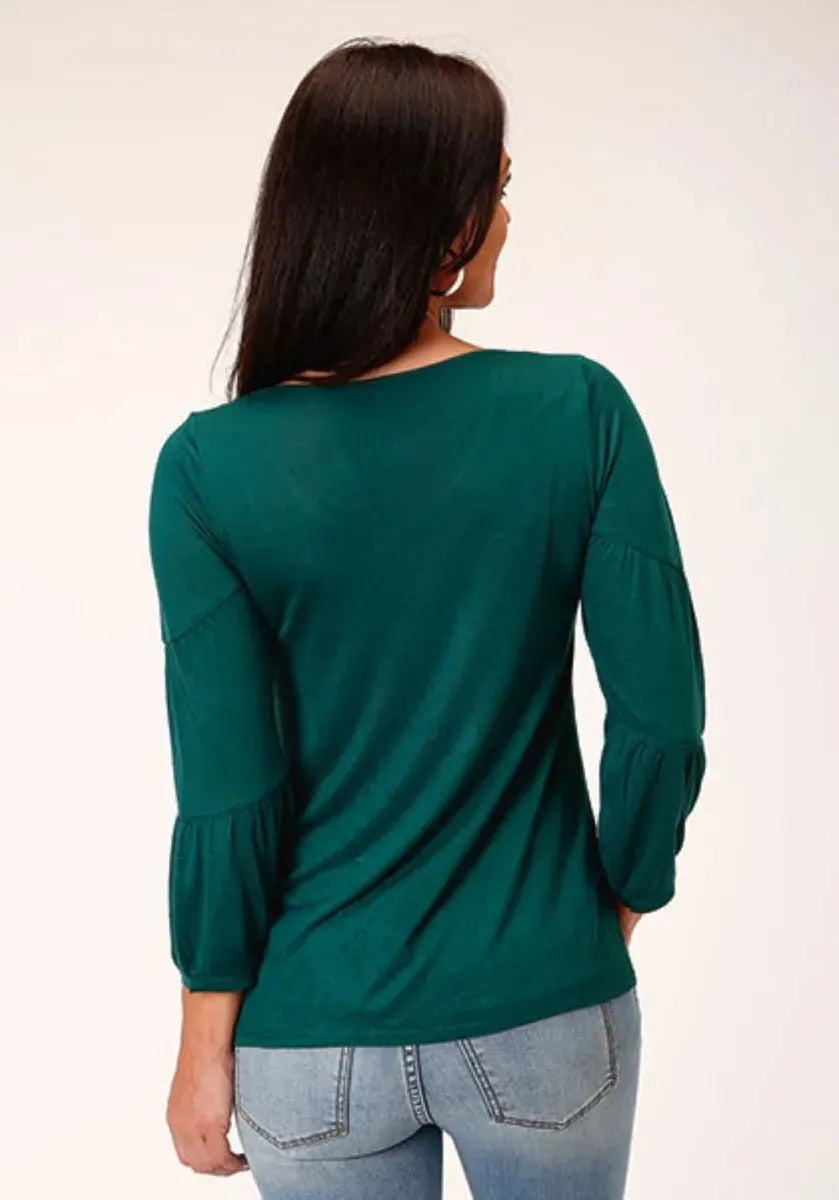 Chemisier en jersey Stetson (vert jade) - Chemise pour femme