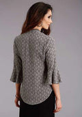Stetson 2101 Aztec Geo Rounded (Noir) - Blouse Femme