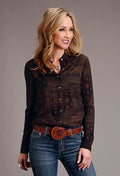 Chemisier Stetson 1860 à imprimé bandana (marron) pour femme