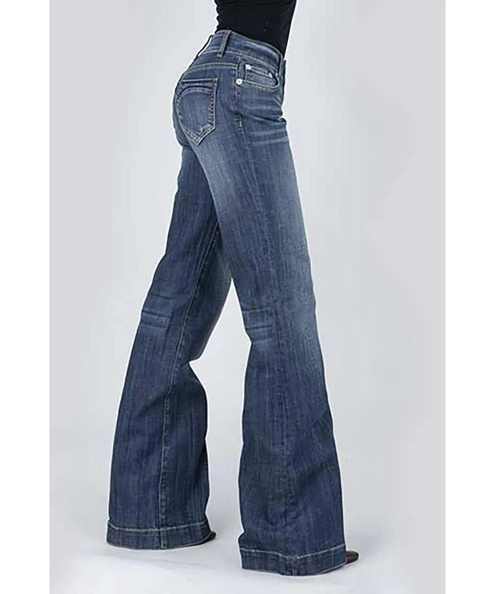 Jeans Stetson 214 Coupe Classique avec Poches Diagonales – Femme