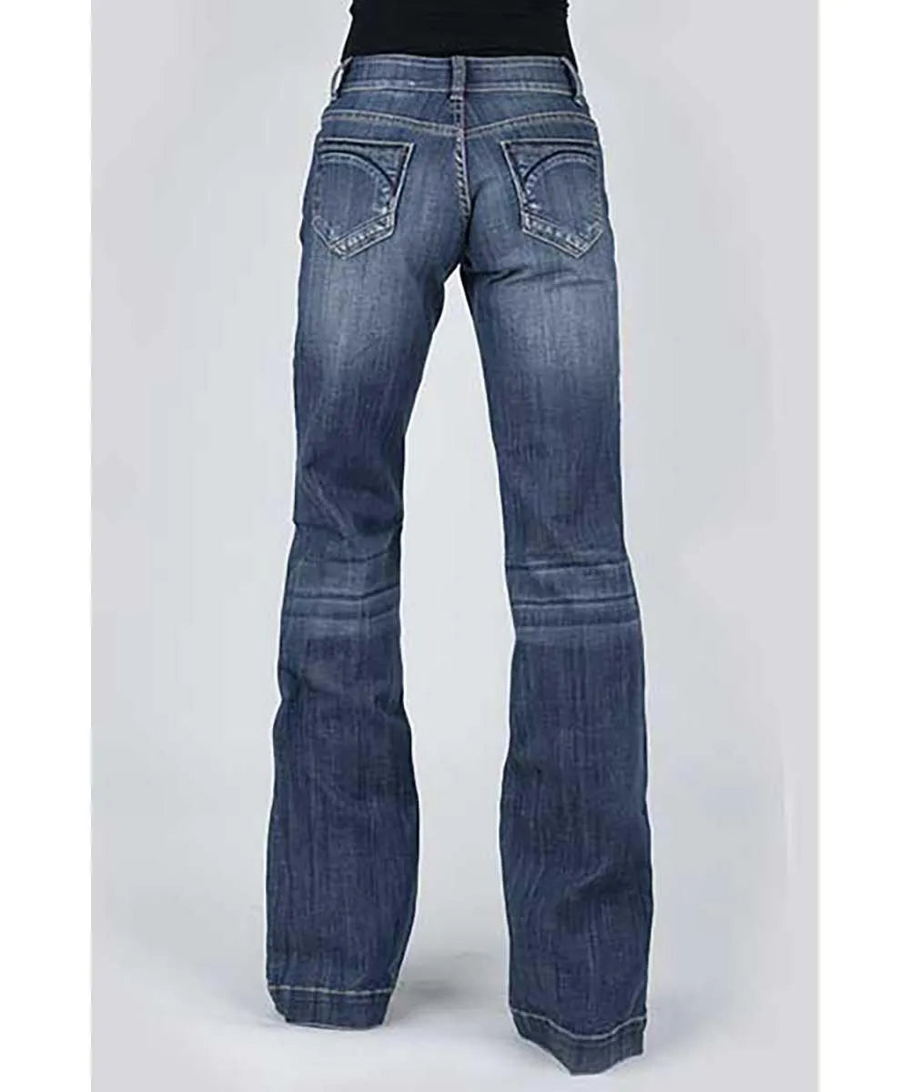Jeans Stetson 214 Coupe Classique avec Poches Diagonales – Femme