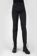 Jean droit court taille haute Stetson 915 (Noir) - Femme