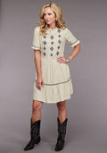 Robe Femme Stetson 2098 Manches 3/4 (Crème)