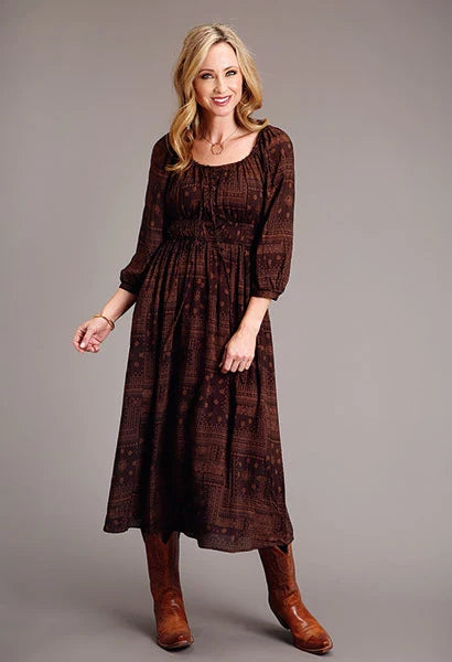 Bandana Stetson 1860 Patchwork (Marron) - Robe Femme