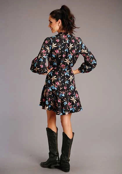 Stetson 00987 Floral plume (noir) - Robe pour femme