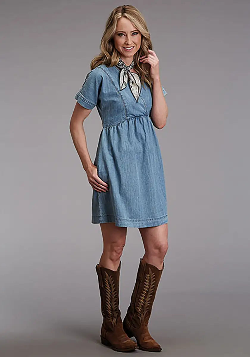 Robe en jean légère Stetson - Robe pour femme