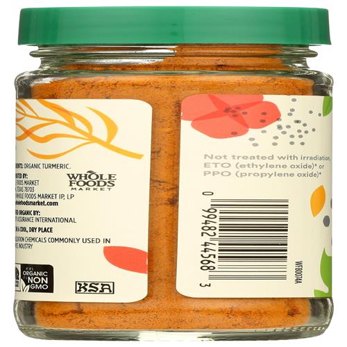 Whole Foods Market, Curcuma Biologique, 40 g