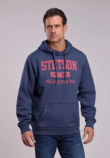 Stetson Red Philadelphia USA Logo (Bleu) - Sweat à capuche homme