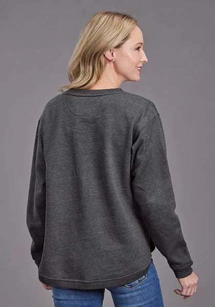 Stetson Star Logo (Gris) - Sweat à capuche pour femme