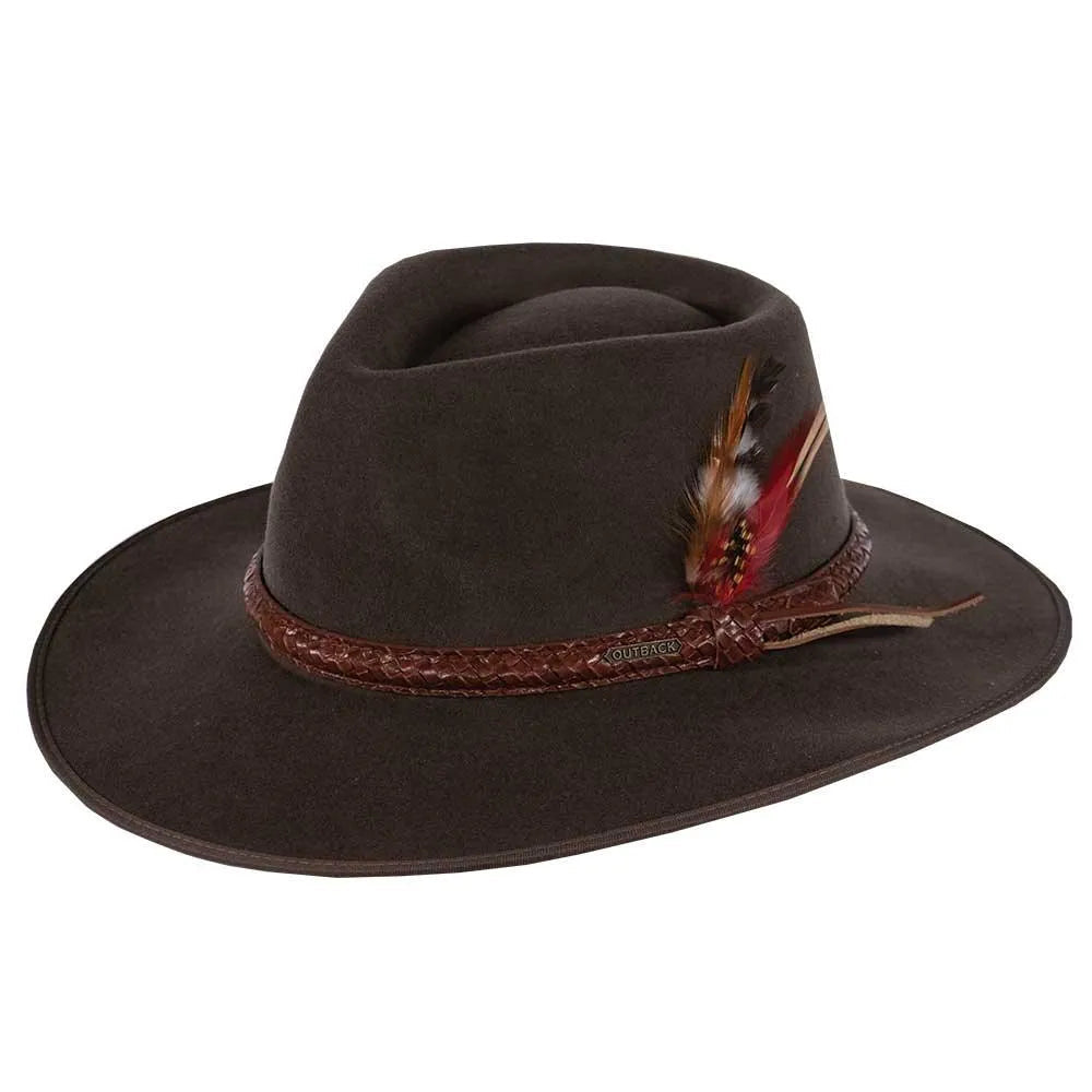 Outback Santa Fe - Chapeau Outback en feutre de laine (liquidation)
