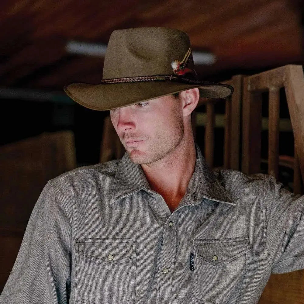 Outback Dove Creek - Chapeau Outback en laine (liquidation)