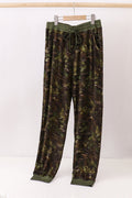 Pantalon papa camouflage feuille de forêt en bambou