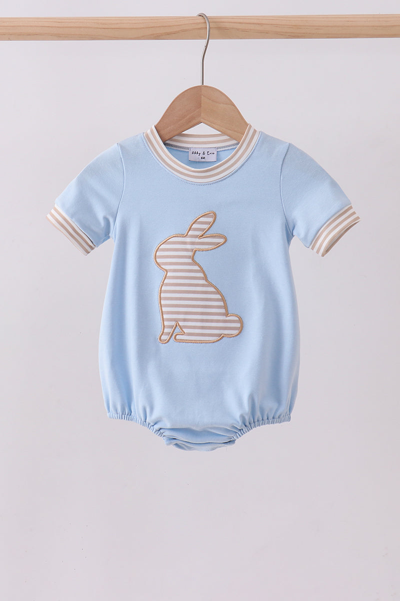 Bulgomme appliqué lapin bleu