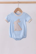 Bulgomme appliqué lapin bleu