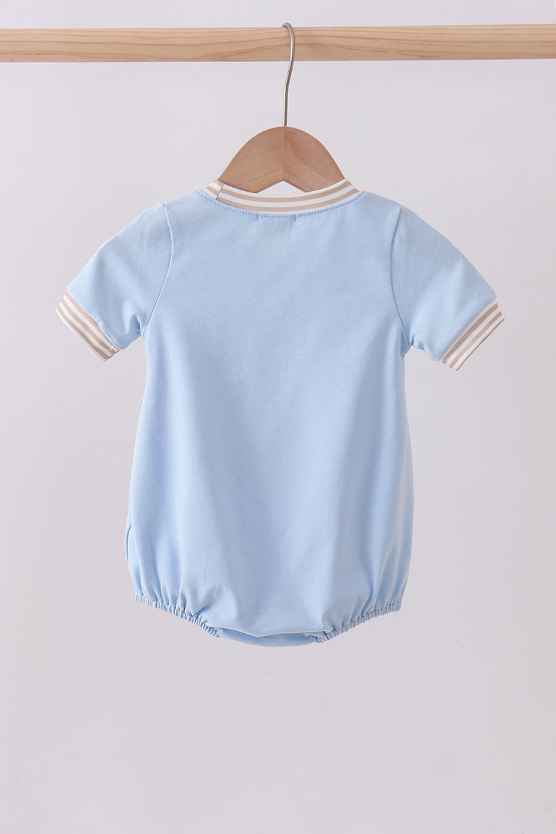 Bulgomme appliqué lapin bleu