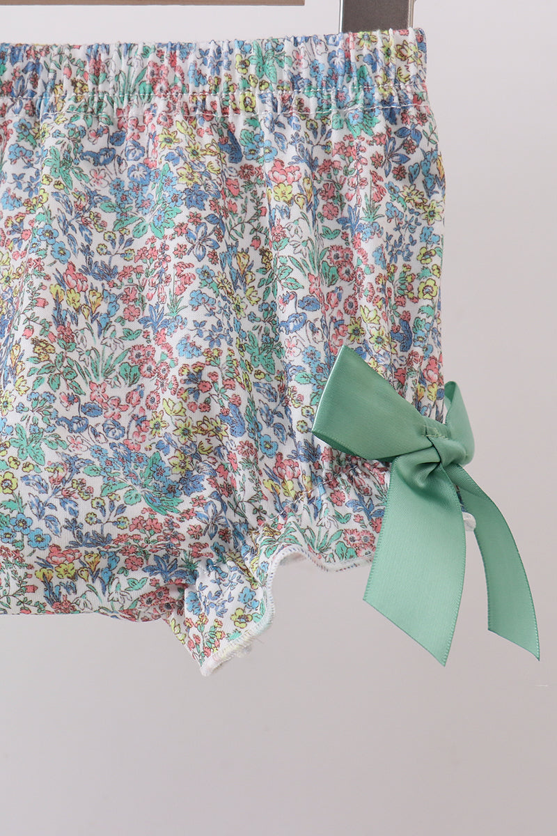 Ensemble bloomer avec applique lapin sauge