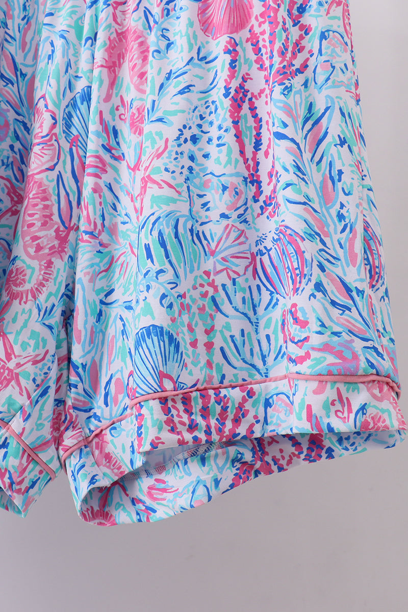 Ensemble de pyjama en bambou créature marine
