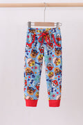 Pantalon en bambou pour personnage bleu