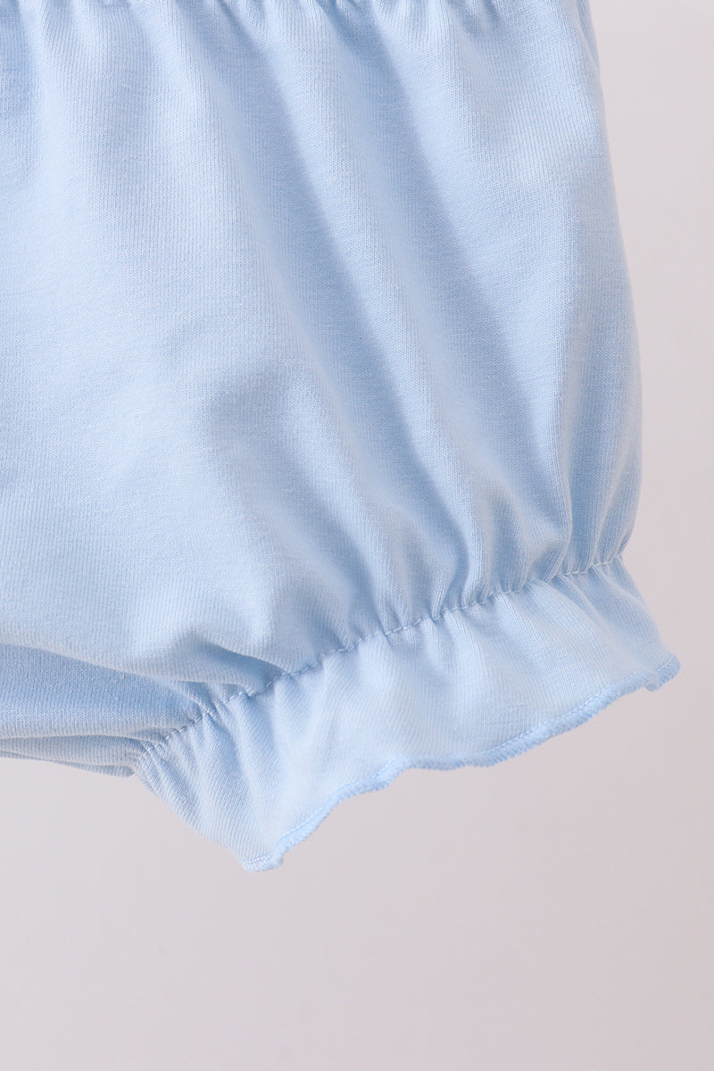 Ensemble barboteuse à smocks et volants, motif citrons