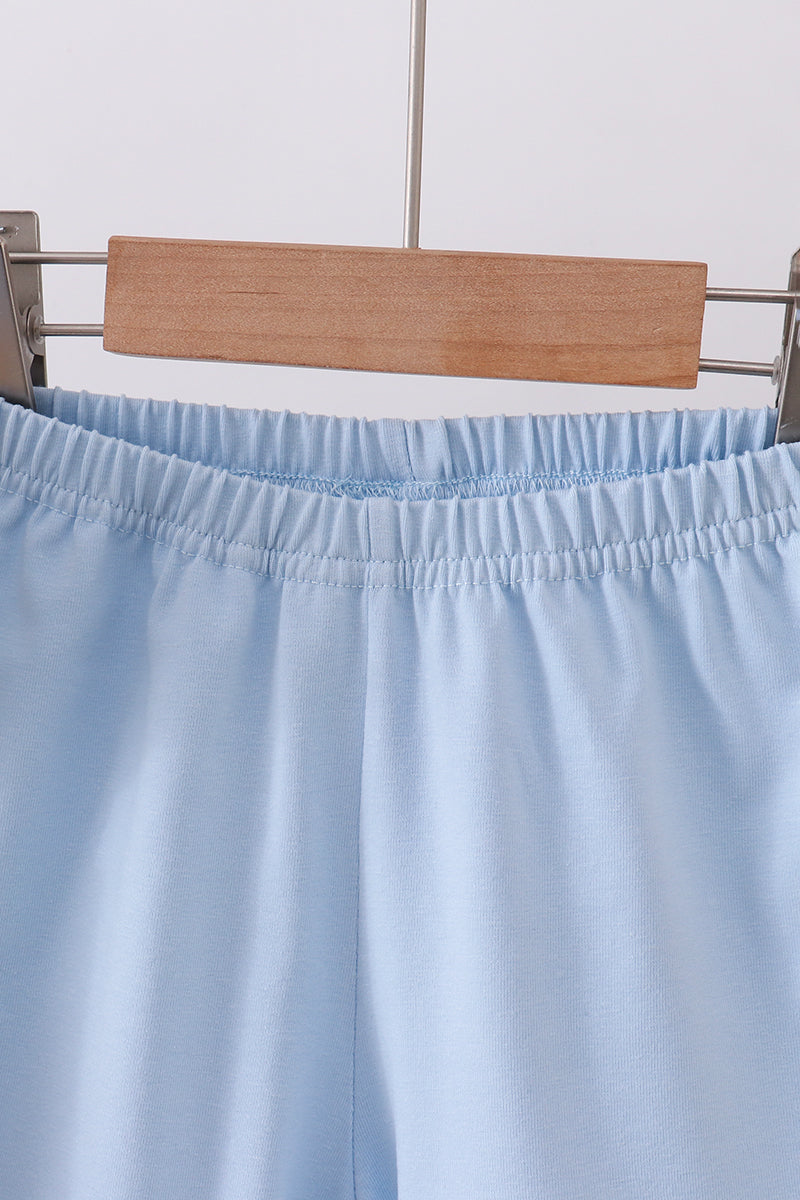 Ensemble short volanté smocké citron