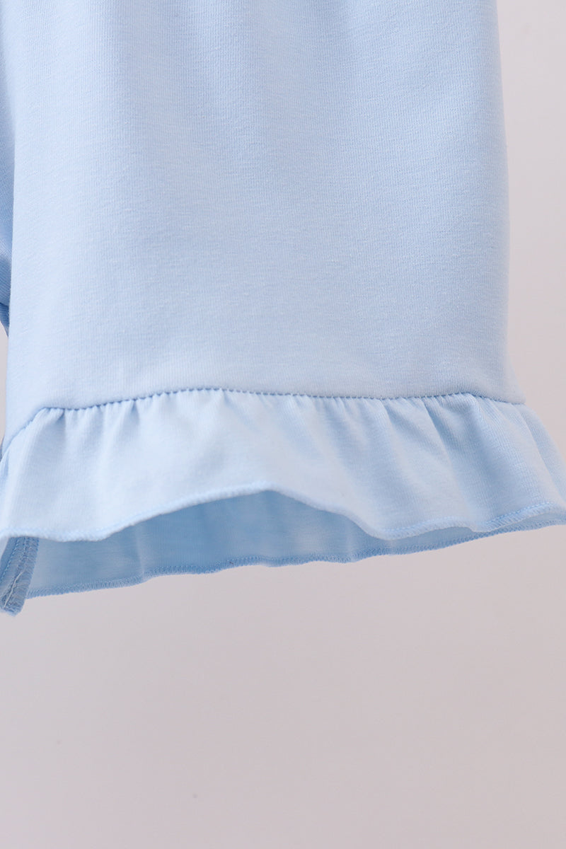 Ensemble short volanté smocké citron