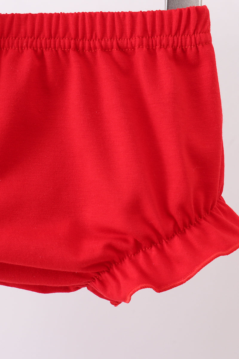 Ensemble bloomer à sequins et nœud blanc