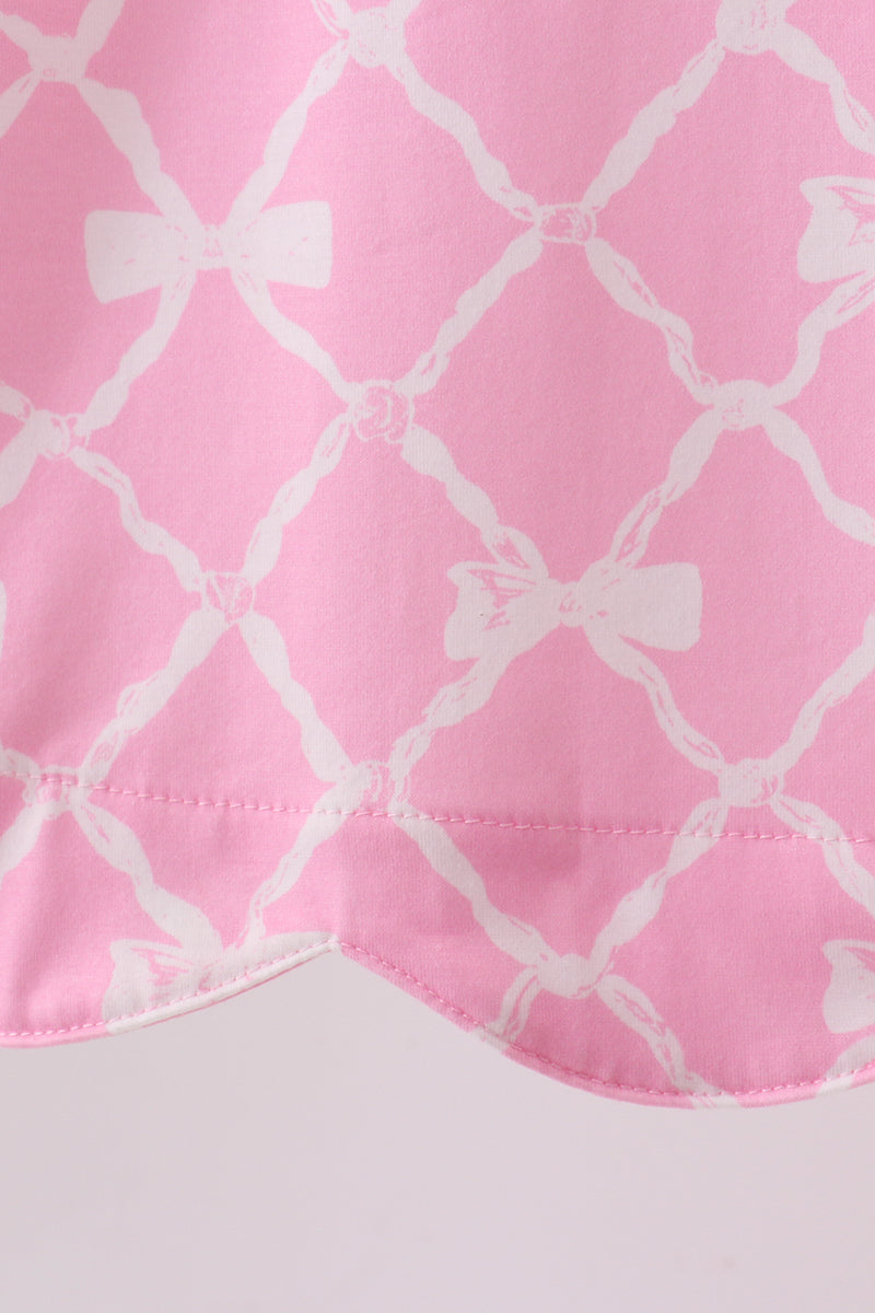 Robe à Nœud Rose